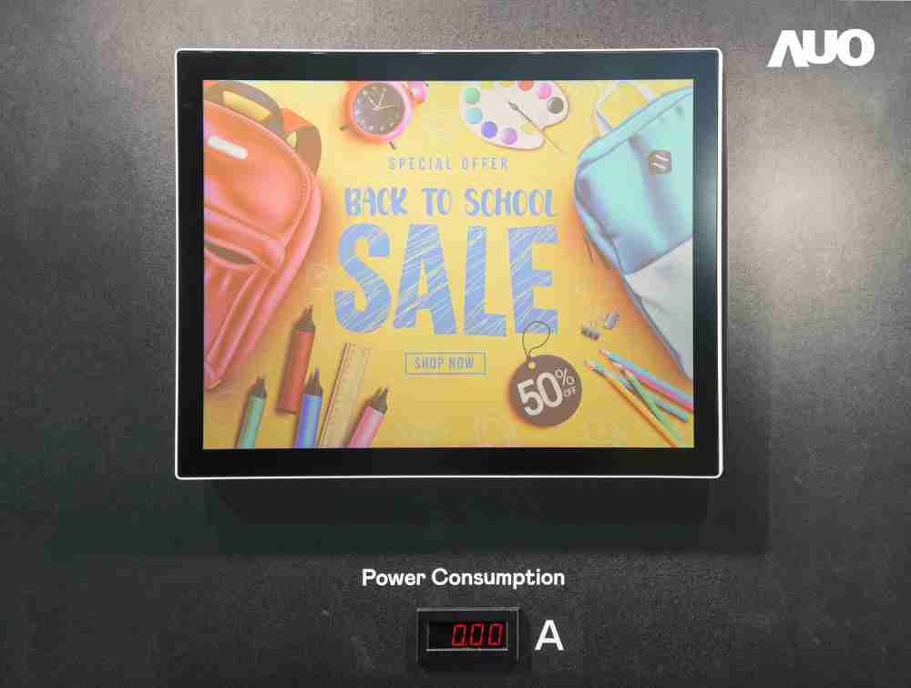 918.COM展示胆固醇液晶超低耗能户外全彩显示器，，ChLC（胆固醇液晶）以双稳态技术使静态显示零功耗，，，，具省电、、、高彩度、、环保的特性，，，还整合软硬件系统解决方案，，可透过单一云端平台管理